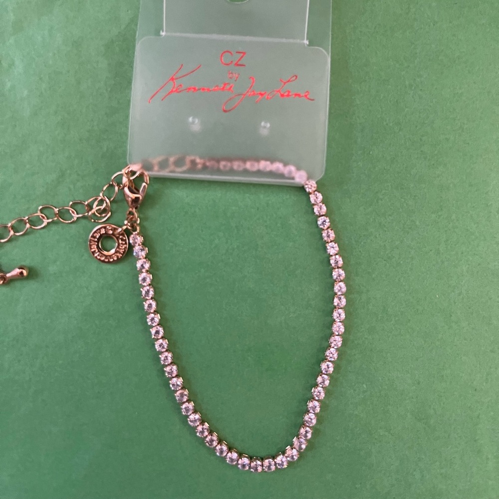 BNWT Kenneth Jay Lane CZ Bracelet